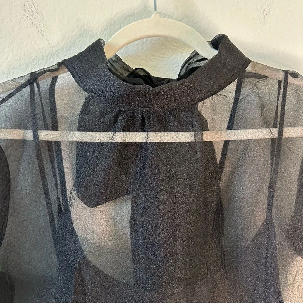 STAUD Calluna Maxi Dress Gown in Black SZ XL - Picture 7 of 11